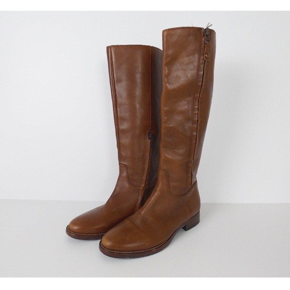 Geox Women's Brown Leather Boots
